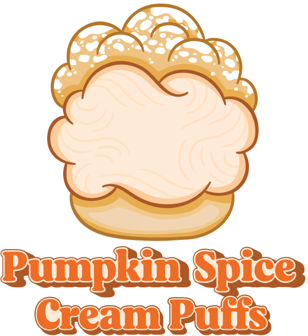 Pumpkin Spice Speciality Cream Puffs