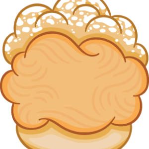 3pk Orange Dream Cream Puffs